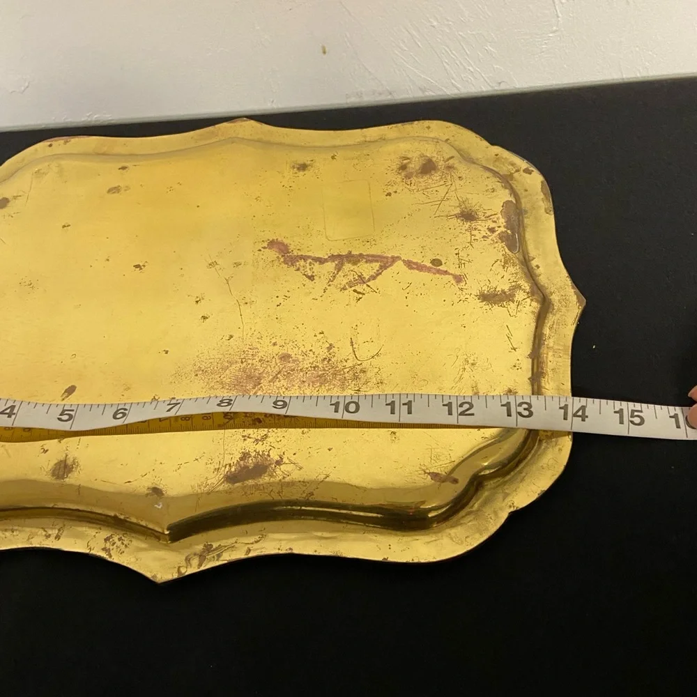 Antique Brass Vanity Tray